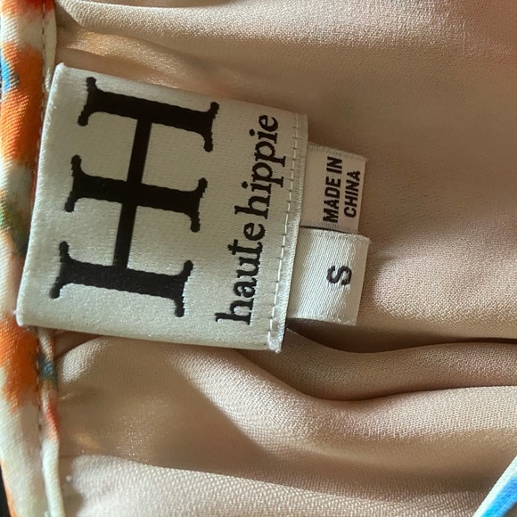 Haute Hippie Silk Floral Print Dress Size S - Picture 7 of 7